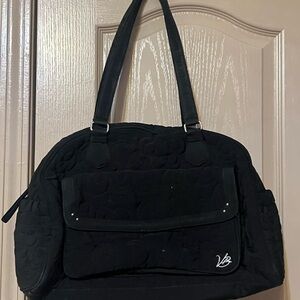 Vera Bradley Black Floral Baby Bag